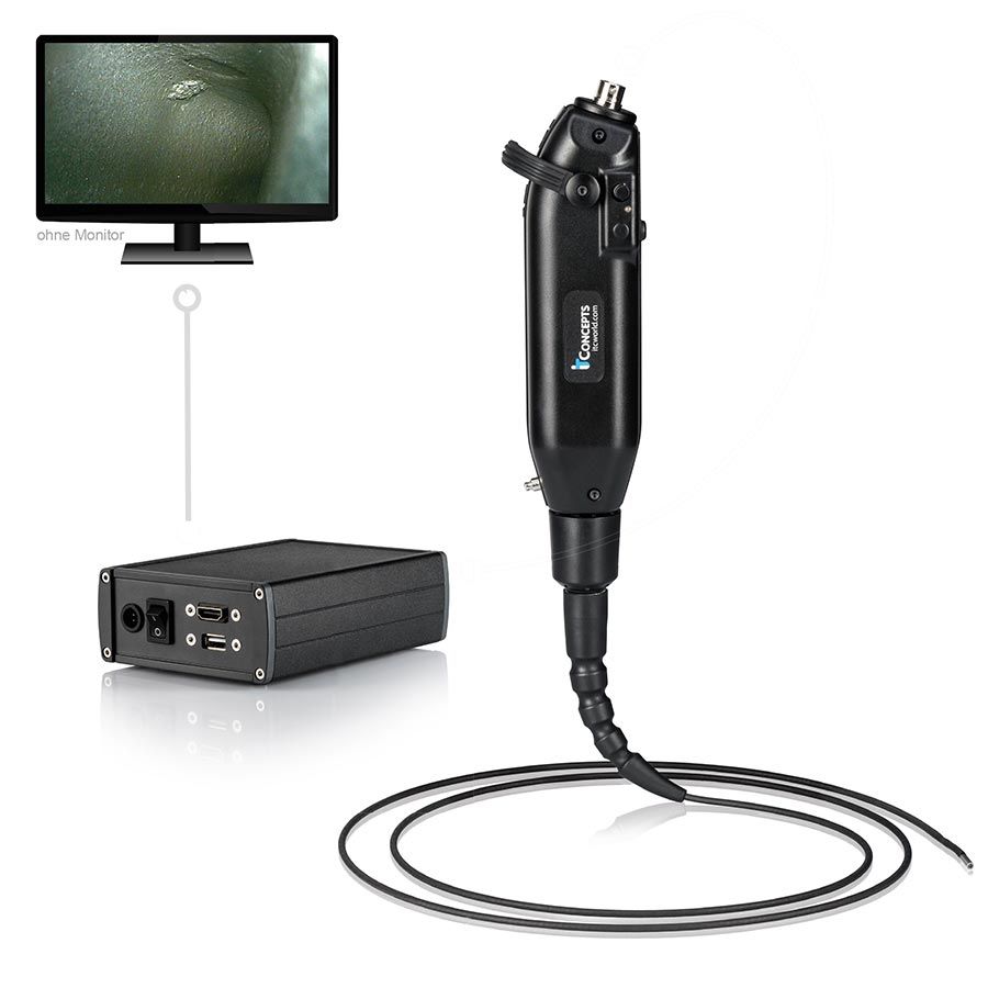 3mm Borescope Camera XLED PRO Modular And Flexible 3mm Videoscope IT