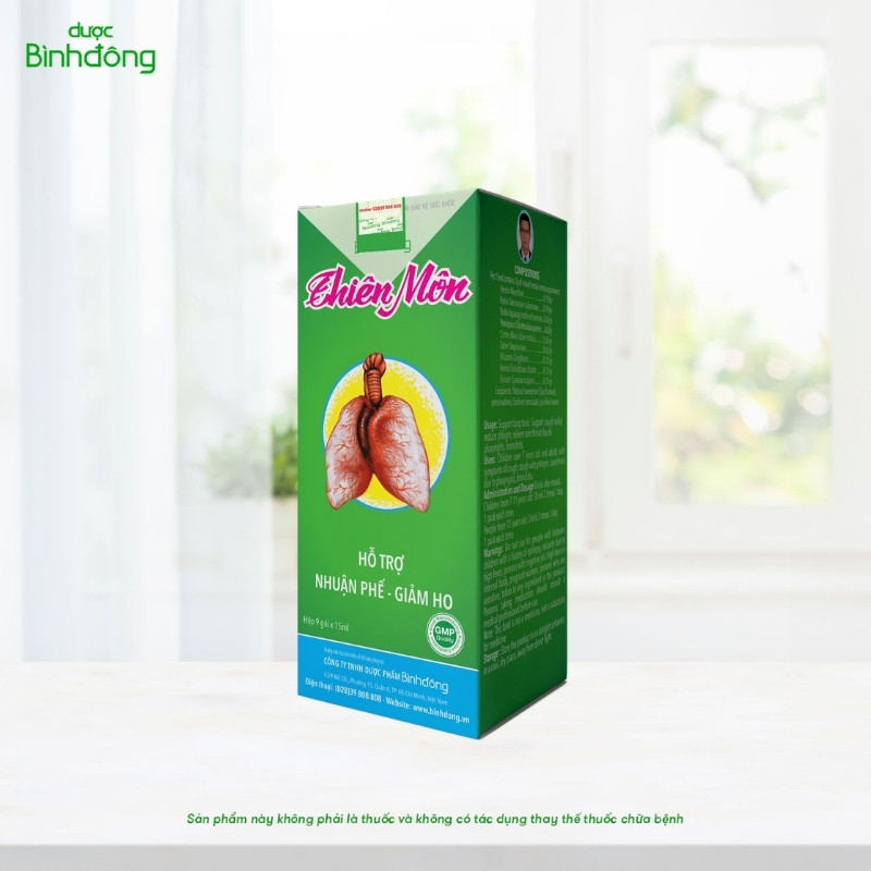 Bao bì Thiên Môn gói 15 ml · Hộp 9 gói × 15 ml