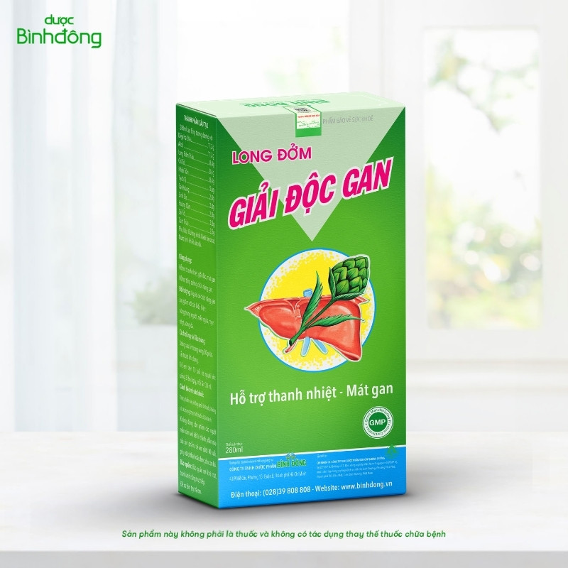 Bao bì Long Đởm Giải Độc Gan · Chai 280 ml