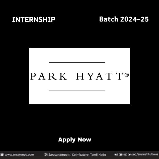 Park Hyatt Chennai-intern