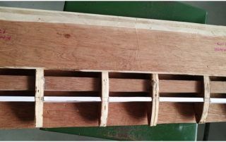 CUT SECTION OF AIRCRAFT STRAIGHT WING