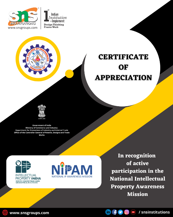 Certificate of Appreciation