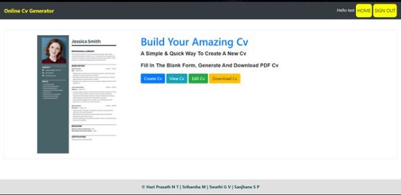 Online Resume Builder