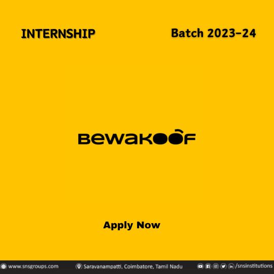 BEWAKOOF-intern