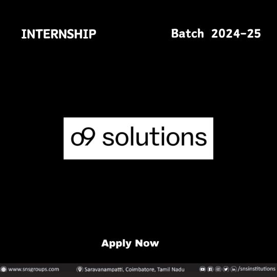 o9 Solutions, Inc.-intern