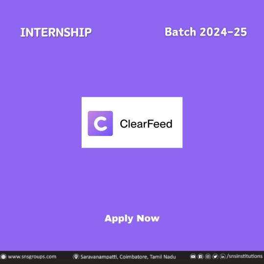 Clear Feed-intern