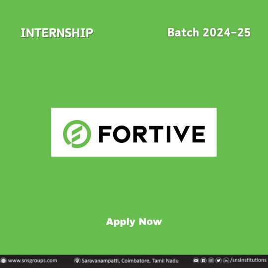 Fortive-intern