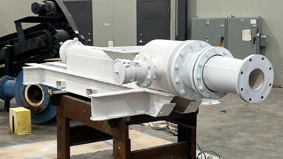 6 inch unit painted before crating.