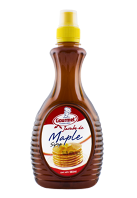 jarabe de maple gourmet con extracto real de maple