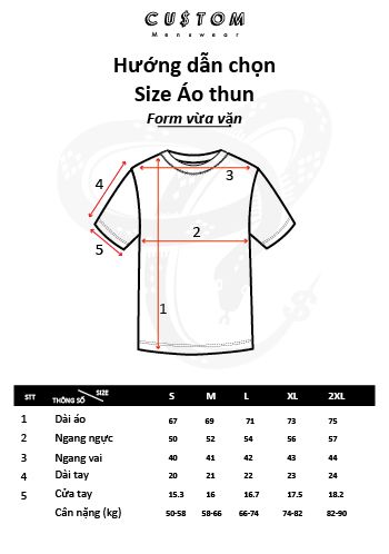 Hướng dẫn đo size áo MEDUSA