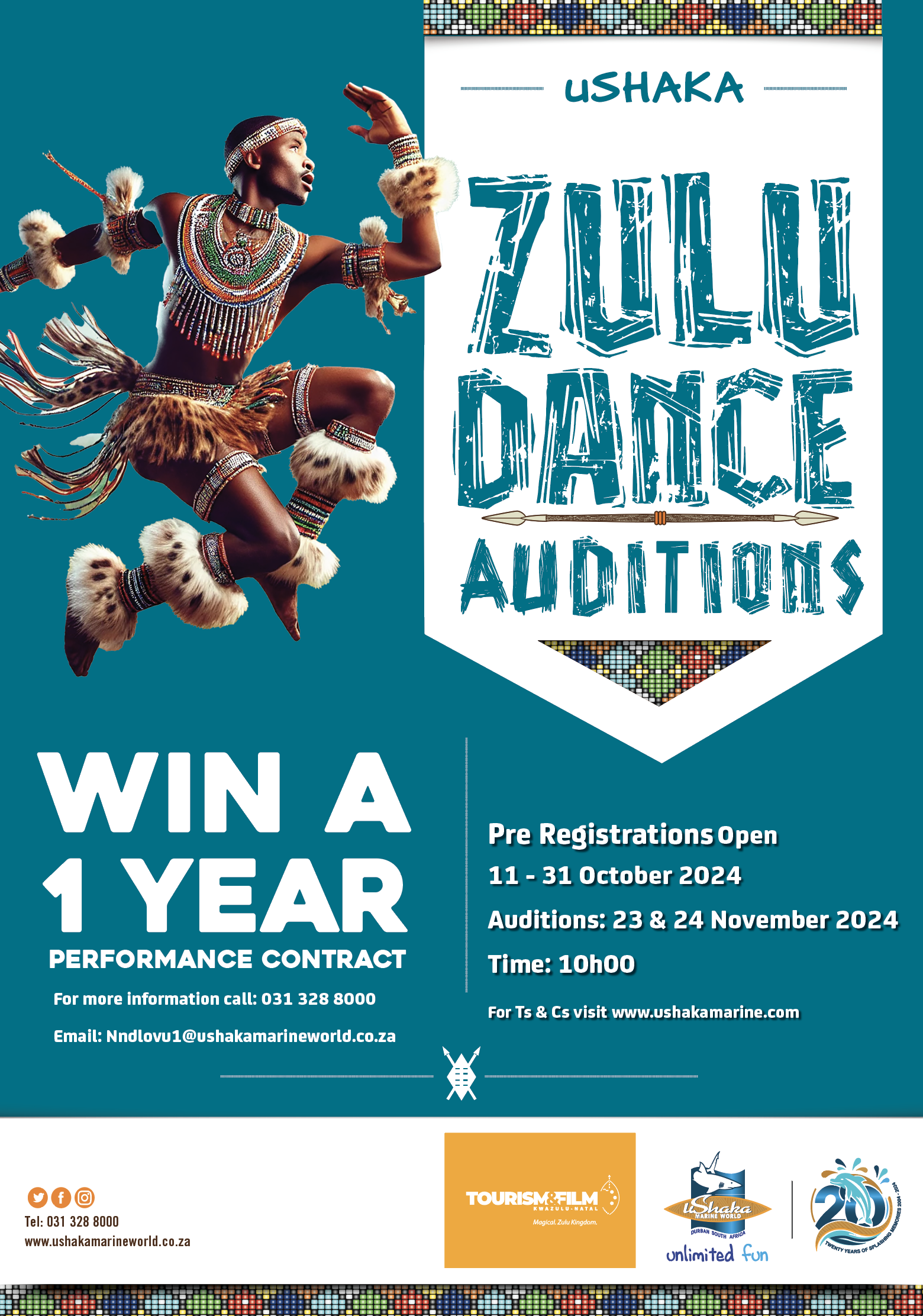 Zulu dance competition