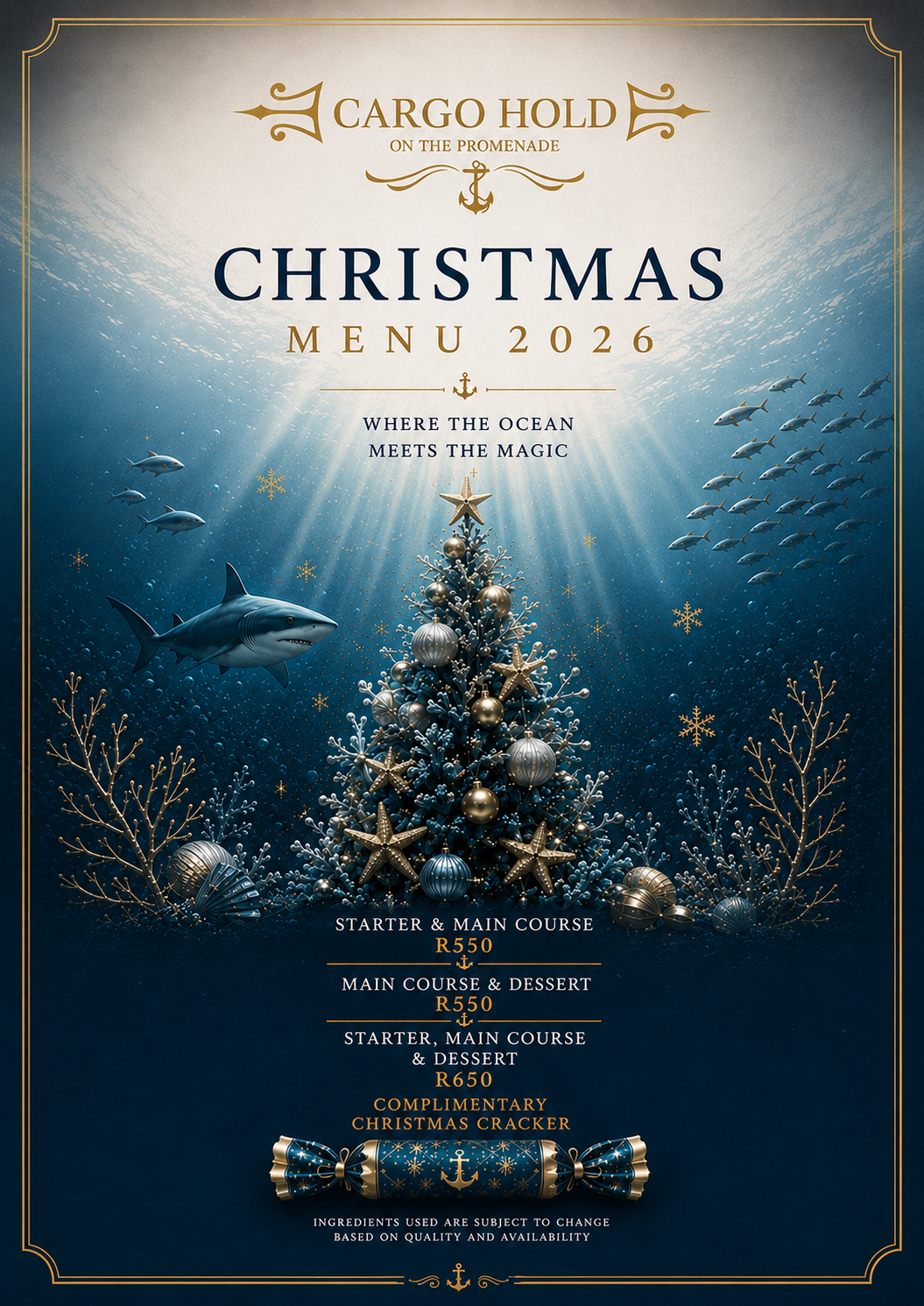 Christmas at Cargo Hold Restaurant
