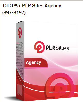 Get your own PLR Sites agency account where you can create 500 Client’s accounts of PLR Sites , sell it at your own pricing. 