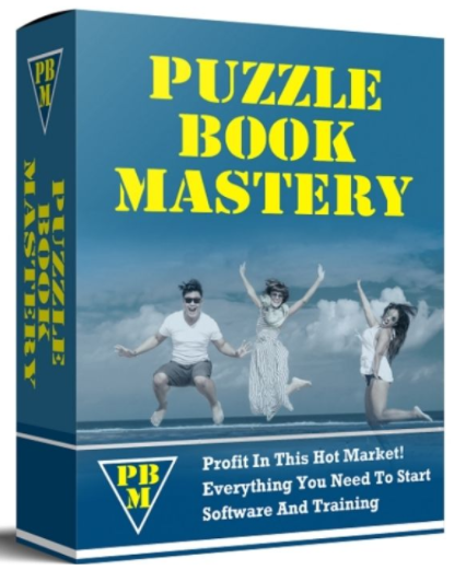 Puzzle Book Mastery is a cloud-based software and video training to create puzzles, puzzle books, and activity books in minutes and sell on Amazon and other markets, and make huge passive income.