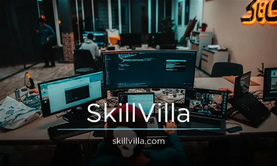 SkillVilla: A memorable name that desires to seek an audience. Excellent fit for business ideas like a Tech Startup and many more! This 10 letter name is short and easily remembered. Get this name while it's still available!