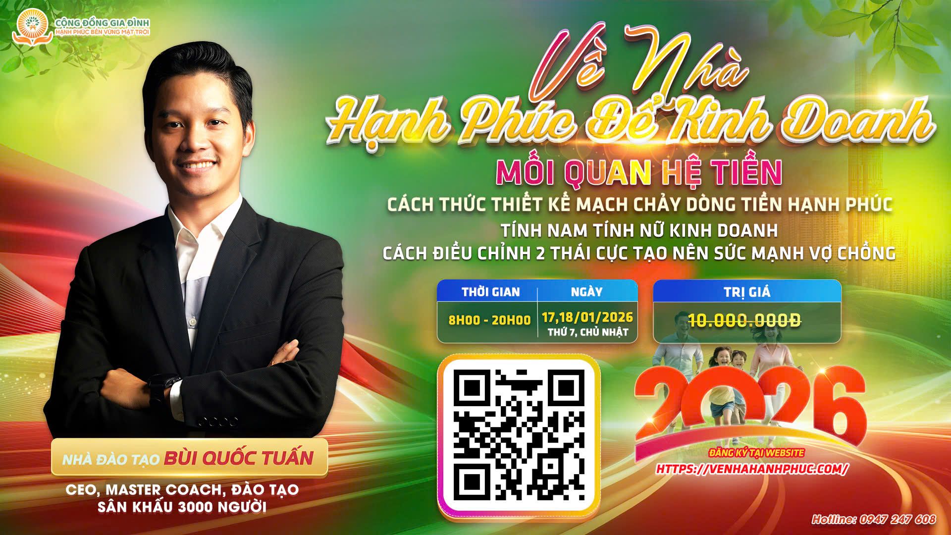 KHAI GIẢNG 8H-20H NGÀY 17  - 18/01/2026