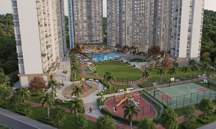 Landscape view of Yogakshema residency, Panvel