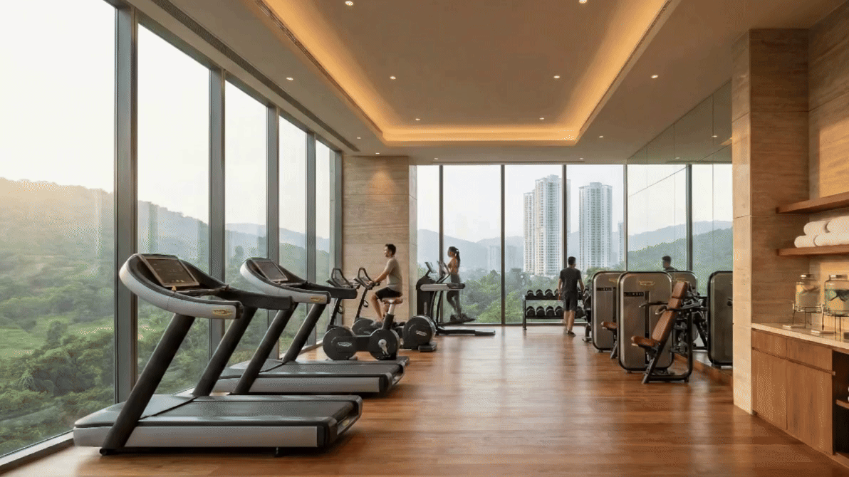 Gym at Yogakshema Residency, Panvel