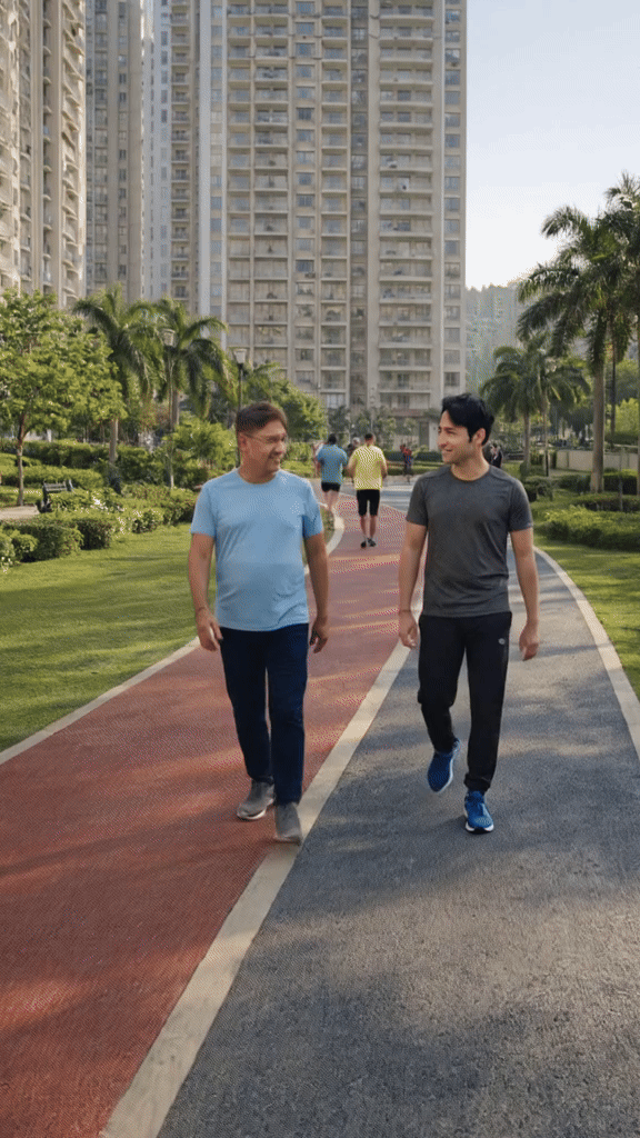 Cricket practice area at Yogakshema Residency, Panvel