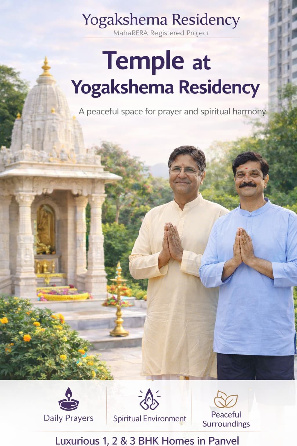 Temple at Yogakshema Residency, Panvel