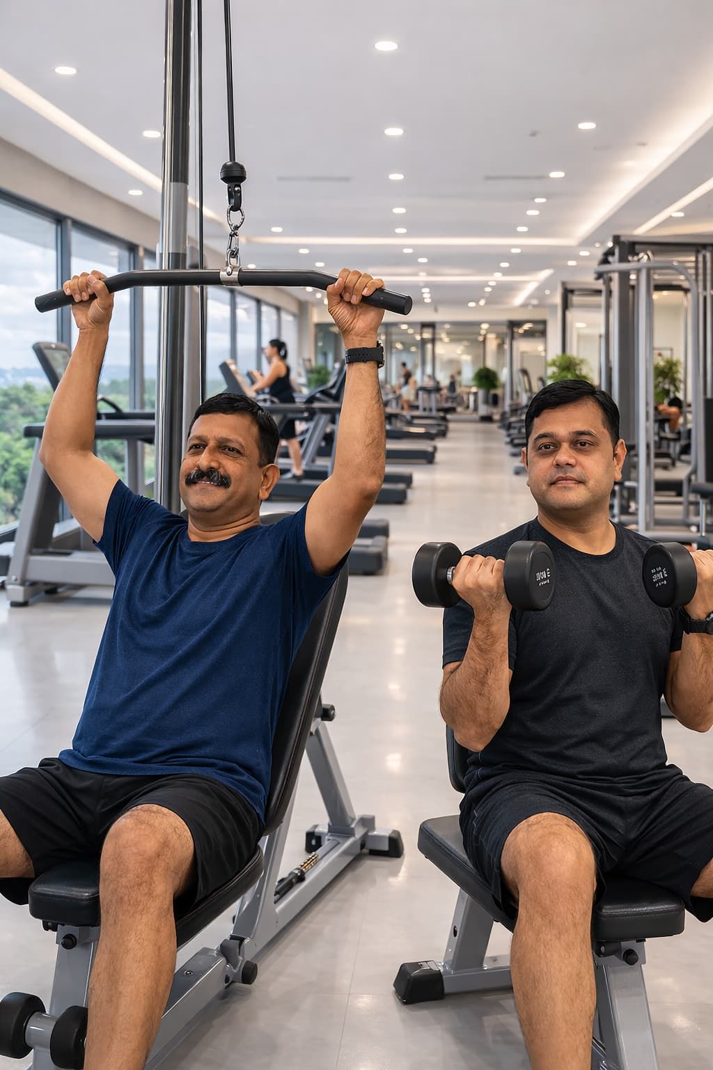 Modern gym and fitness center at Yogakshema Residency Panvel offering premium fitness amenities for residents.