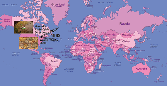 1993&amp;lt;br&amp;gt;correcting the prayer direction for millions in North America