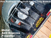 Dr. Rushwan teflon hovercraft aircusion for Arabian floods