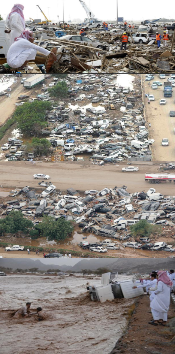 Dr. Rushwan teflon hovercraft aircusion for Arabian floods