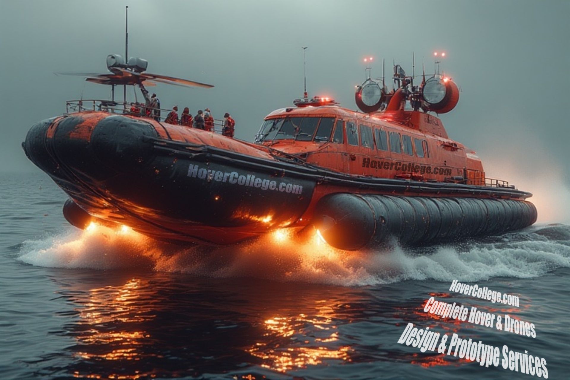 Design & Prototype Hovercrafts and Drones