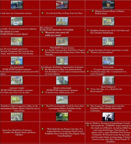 Thousands of appreciative customers all around North America