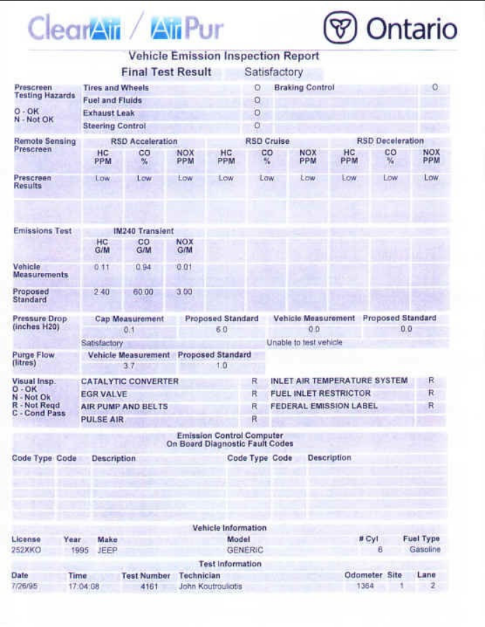 After rushstar Engine treatment