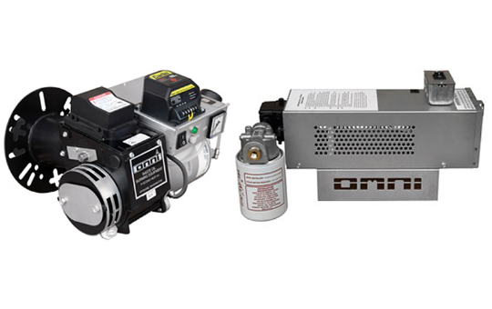 omni waste oil burner and pump