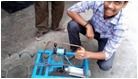 “A mini project on “”Design and fabrication of pneumatic rod bending machine”