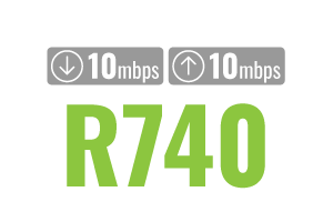 10mbps up and 10mbps down R470 b-free fibre package month to month, free to use router, uncapped & unshapped