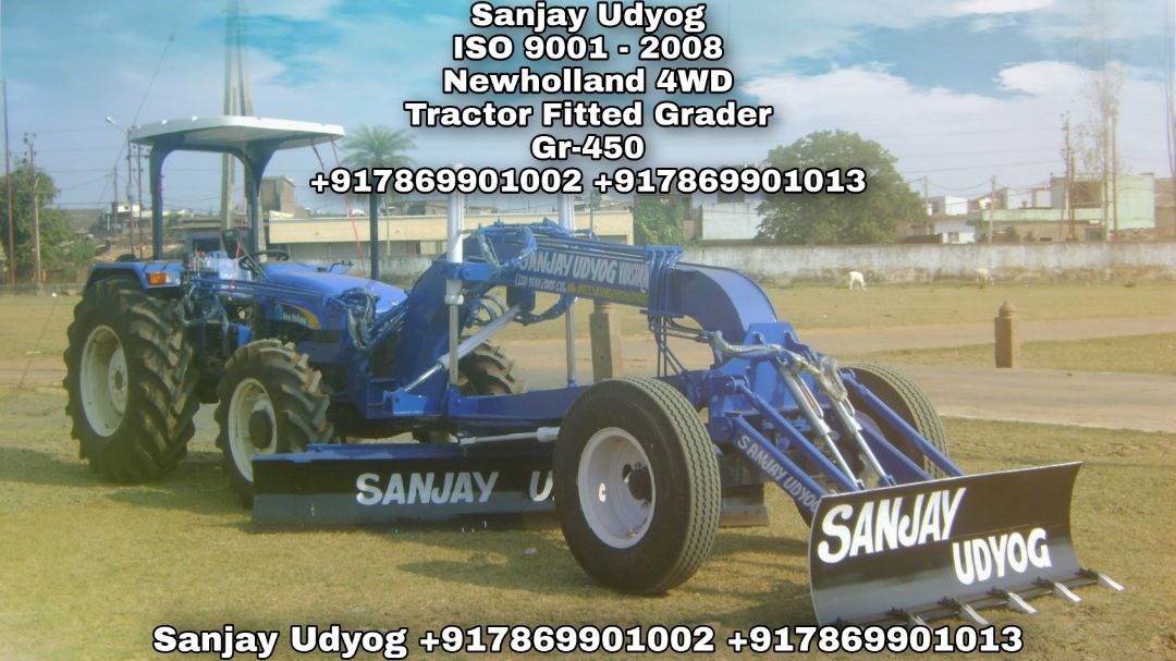 TRACTOR FITTED GRADER