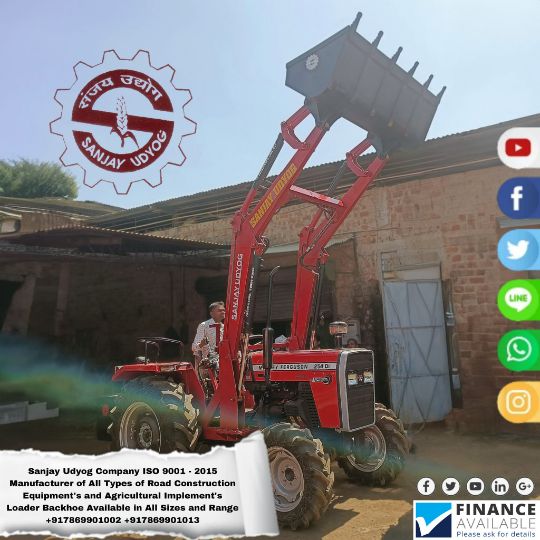 Tractor-fitted-loader