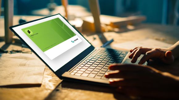 CABINET VISION on a laptop