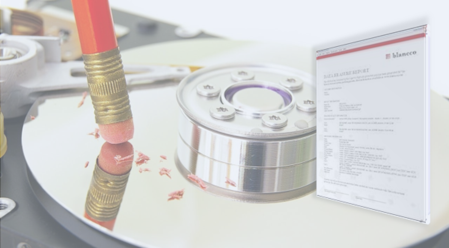 Blancco sanitización de discos