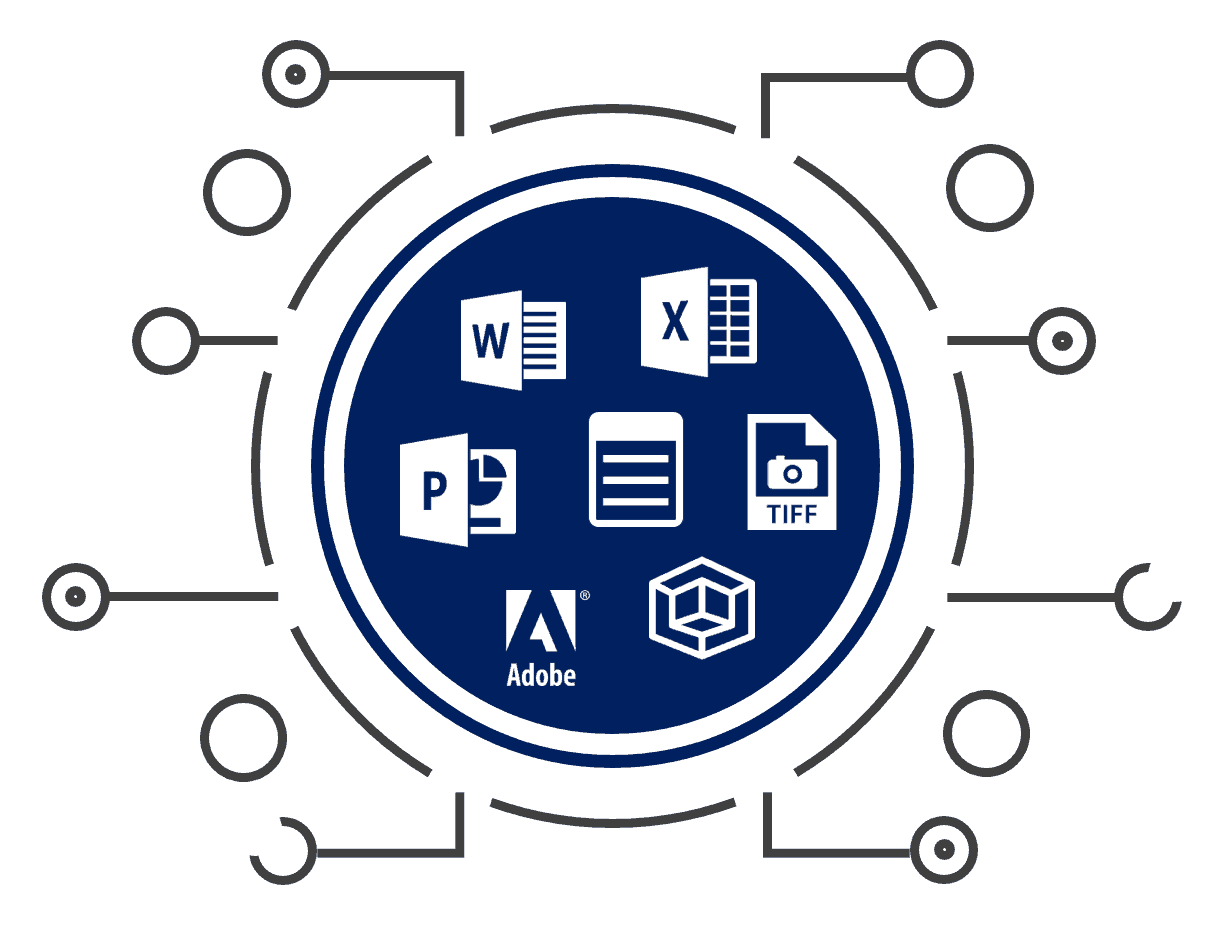 Extenso soporte de formatos