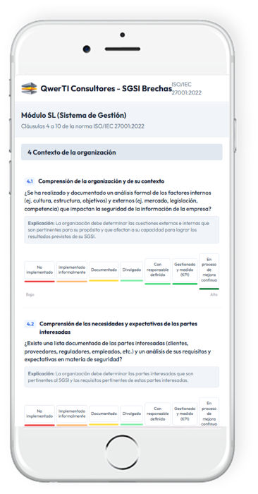 Autoevaluación SGSI QwerTI