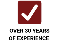 over 30 years of experience 
