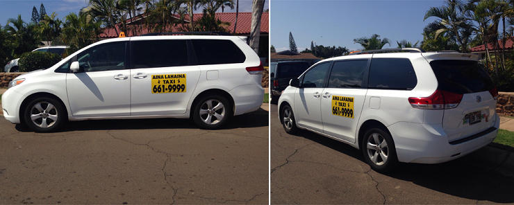 taxi cab driver in lahaina hawaii
