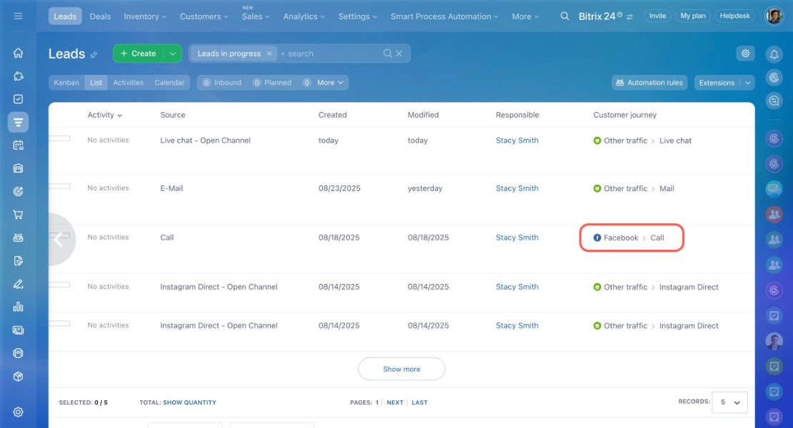 Call tracking