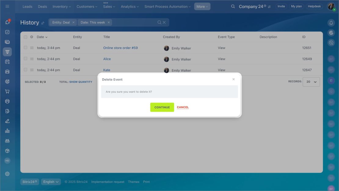 CRM history
