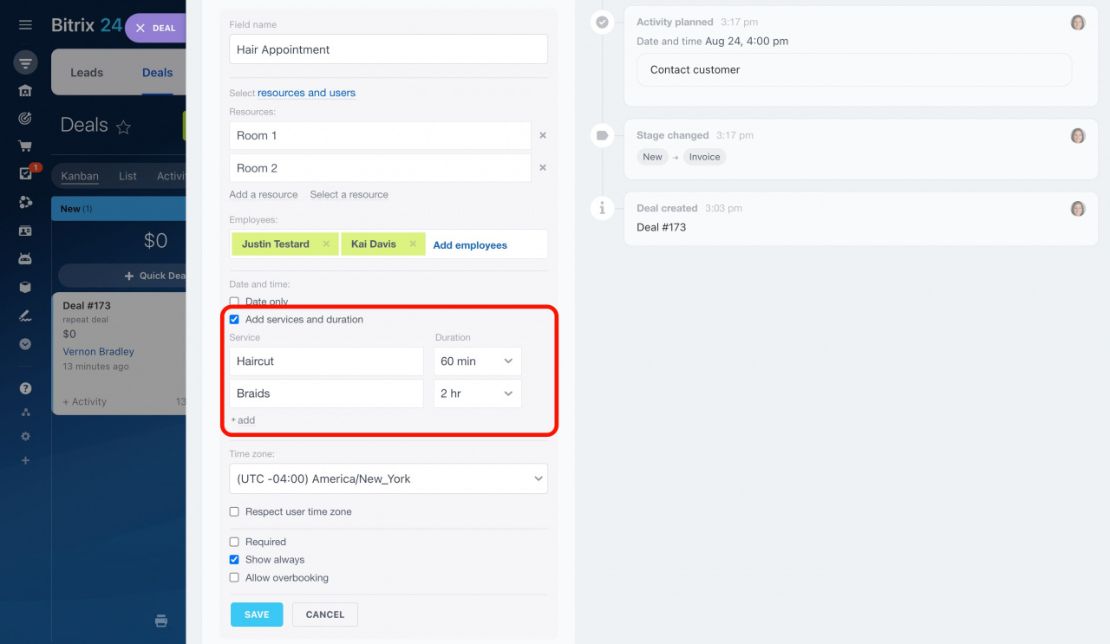 Resource booking: CRM-д цаг захиалгыг удирдах