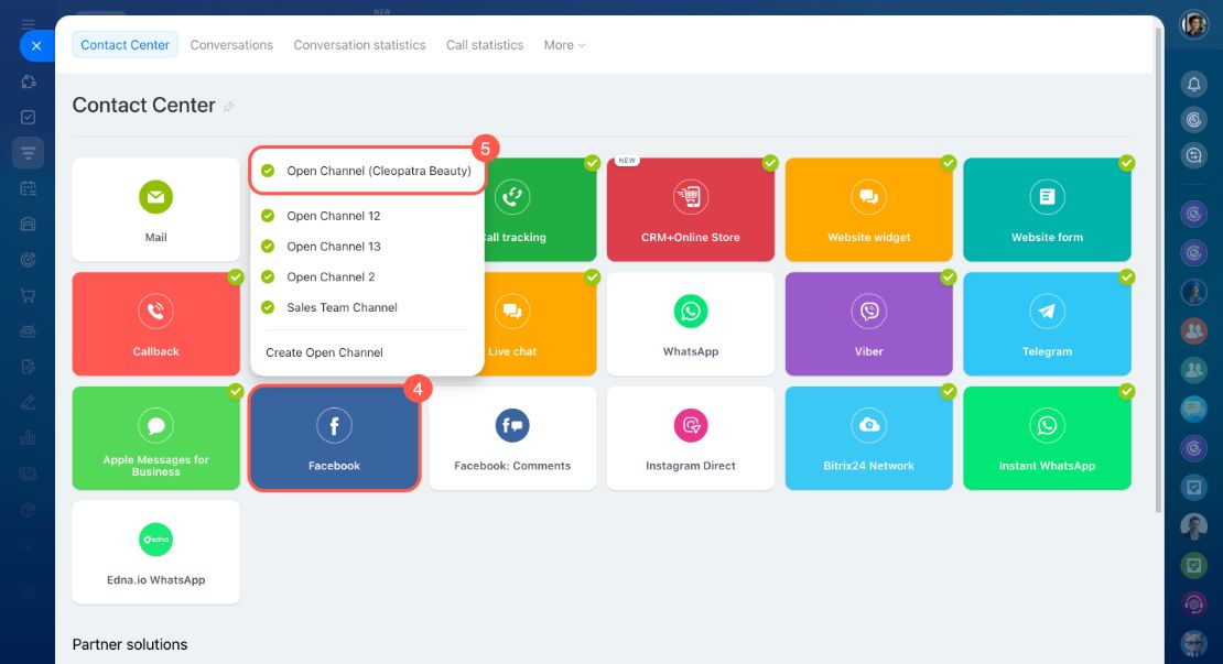 Facebook: Мессеж холбох
