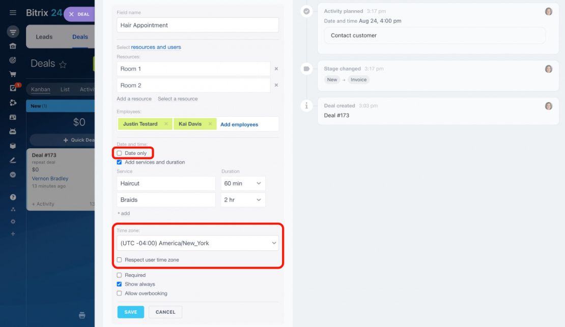 Resource booking: CRM-д цаг захиалгыг удирдах