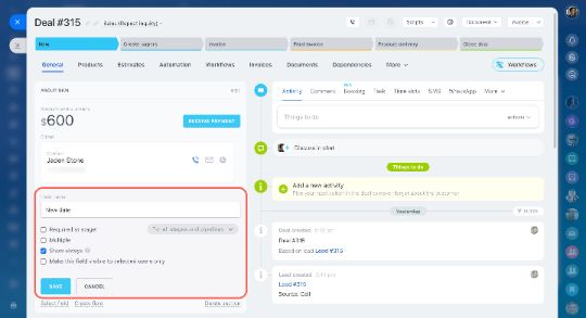 CRM-д дата импортлох