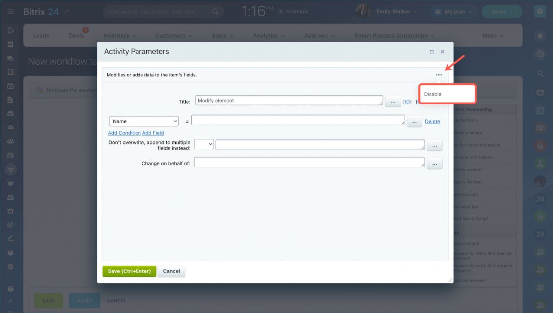 Automation rule болон Workflow идэвхгүй болгох