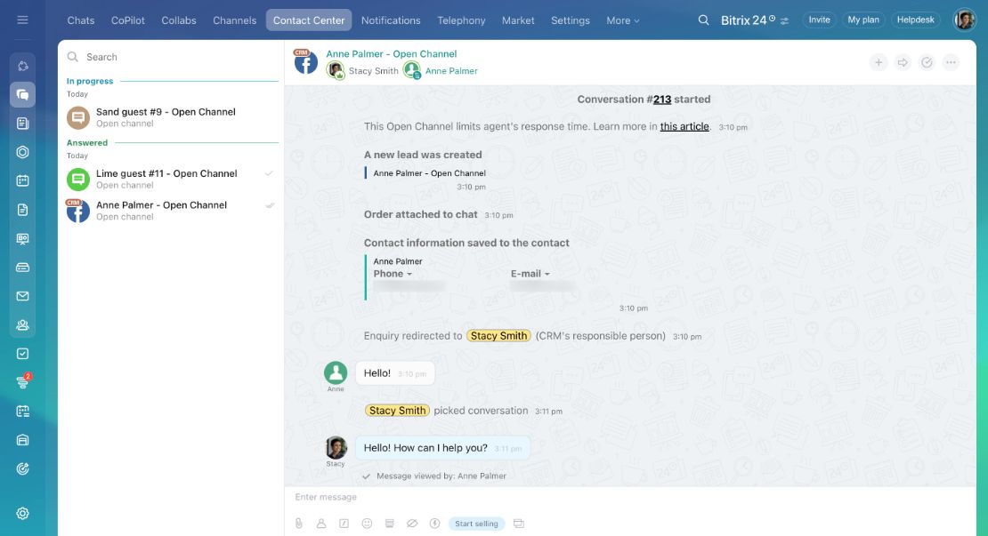 Facebook: Мессеж холбох